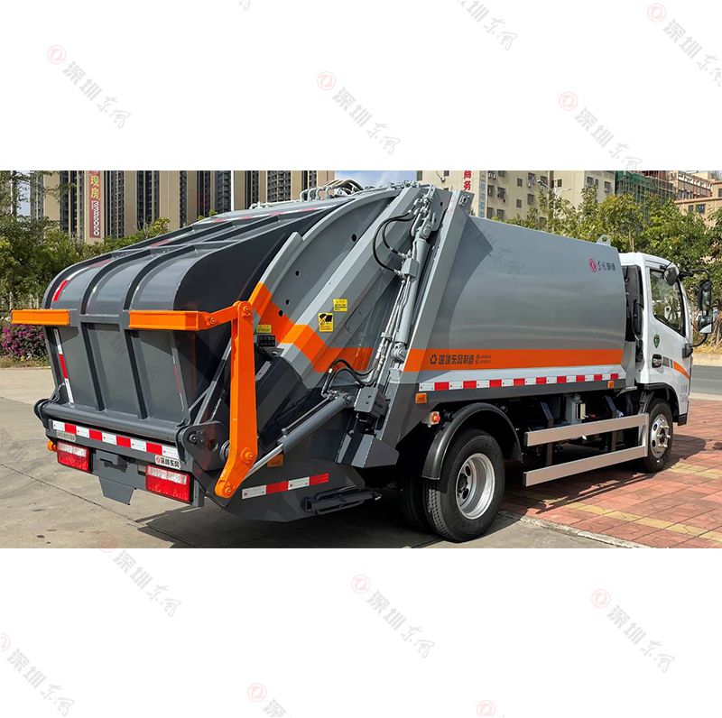 3T D6 QuanChai Compressed GarbageTruck