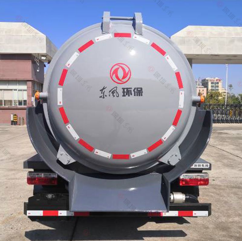 3T D6 Round Tank Kitchen Truck with Pusher Unloader