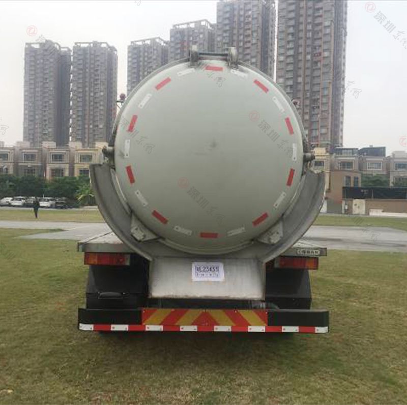 5T Tianjin Round Tank Kitchen Truck with Pusher Unloader