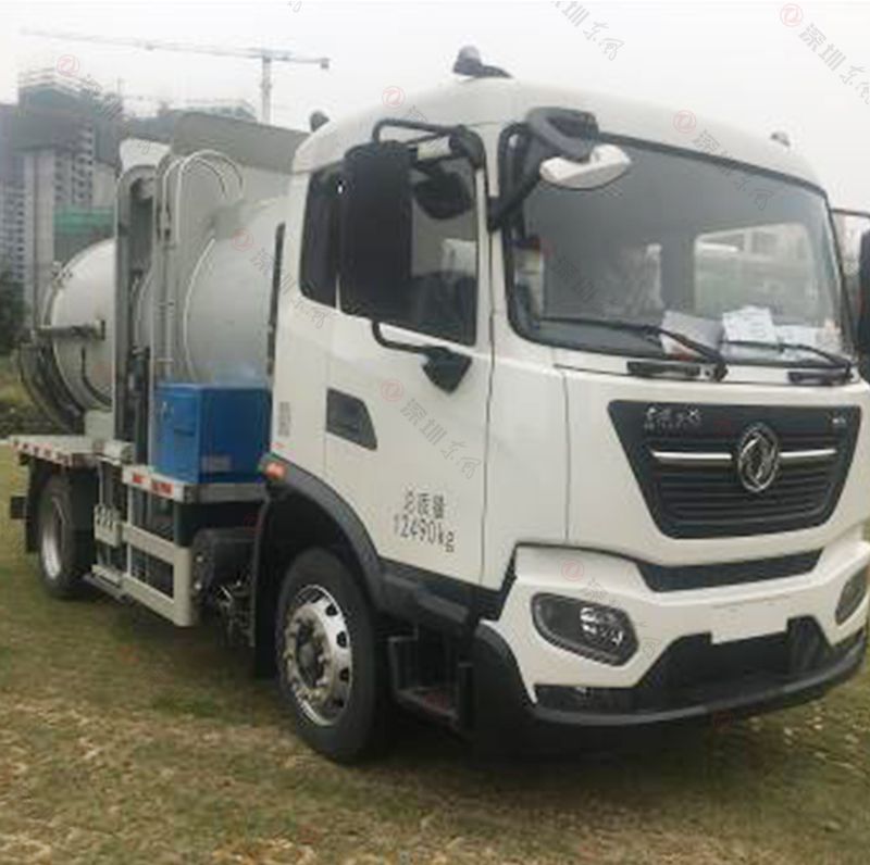 5T Tianjin Round Tank Kitchen Truck with Pusher Unloader