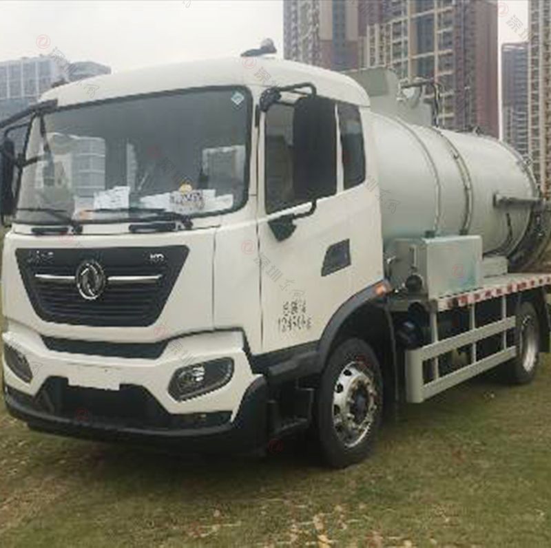 5T Tianjin Round Tank Kitchen Truck with Pusher Unloader